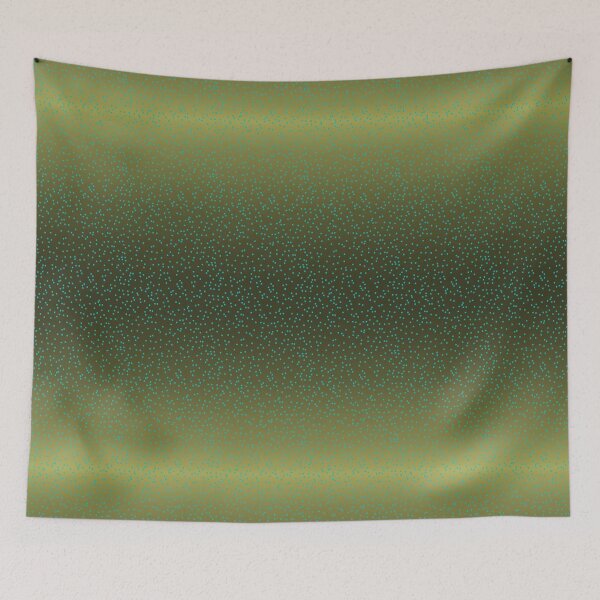 Item preview, Khaki Ombre with Teal Glitter Horizontal designed and sold by Art in My Loft.