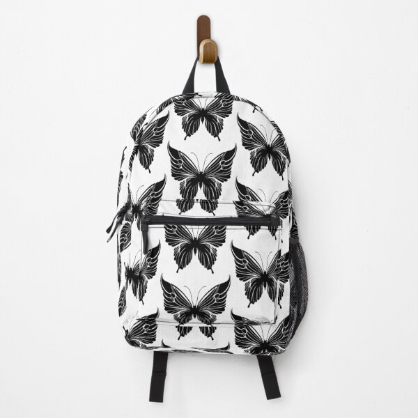 Item preview, Butterfly Minimalist Black Square Simple designed and sold by TerryCoreCraft.