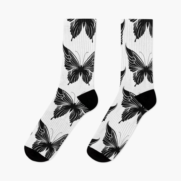 Item preview, Butterfly Minimalist Black Square Simple designed and sold by TerryCoreCraft.