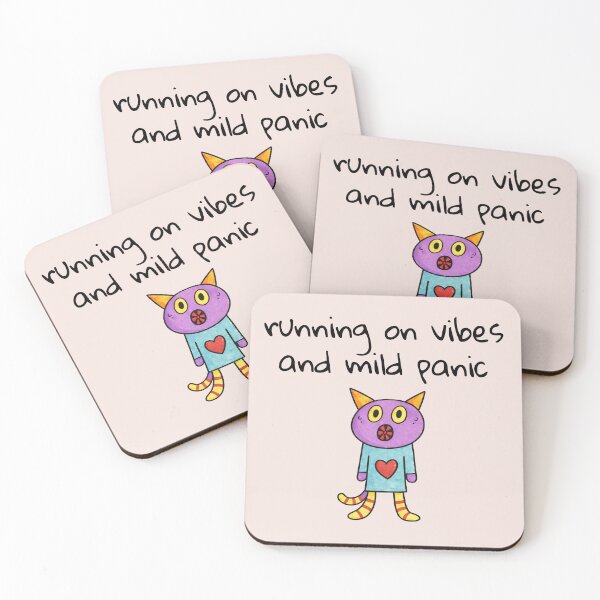 Item preview, Running On Vibes And Mild Panic designed and sold by SoftBeing.