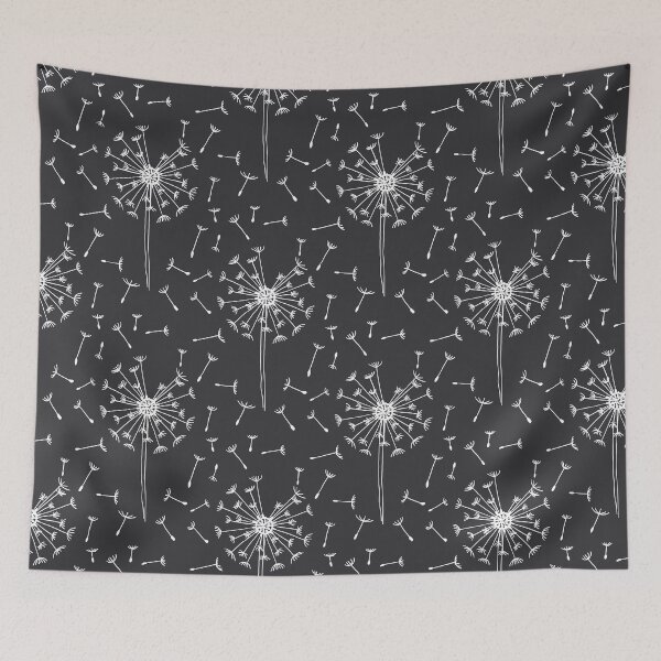 Item preview, Dandelion blowing seeds and wishes in  wind designed and sold by OhNoNotAgain42.