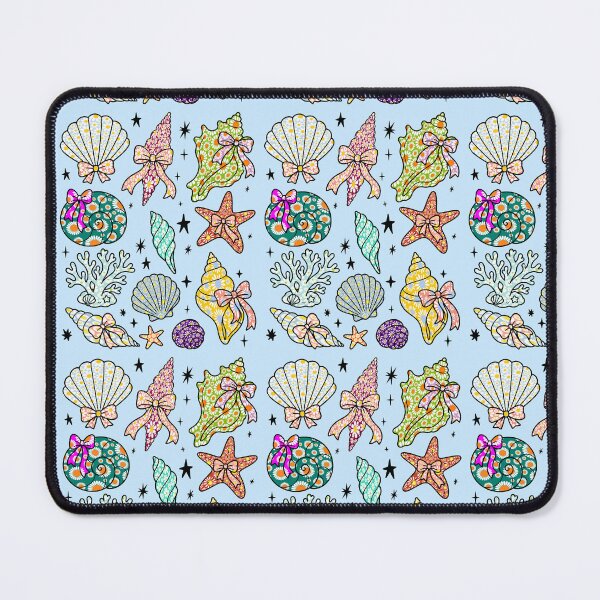 Item preview, Coastal Coquette Floral Seashell Beachcore Summer Aesthetic designed and sold by FreshVibe Prints.