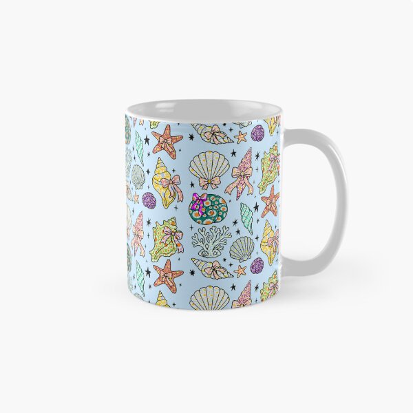 Item preview, Coastal Coquette Floral Seashell Beachcore Summer Aesthetic designed and sold by FreshVibe Prints.