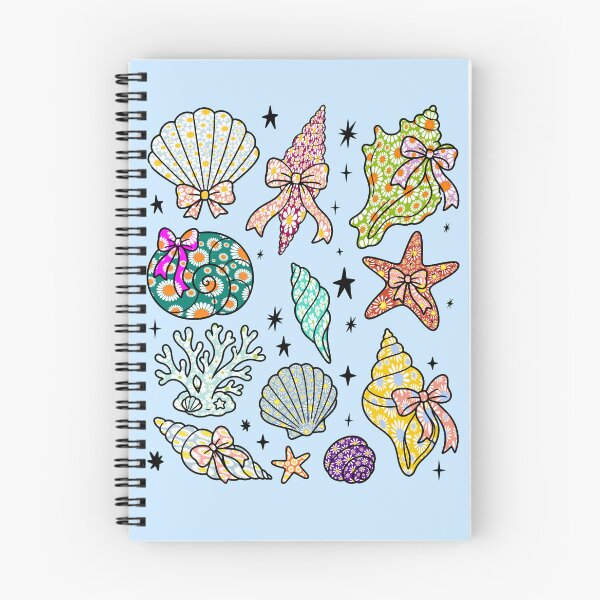 Item preview, Coastal Coquette Floral Seashell Beachcore Summer Aesthetic designed and sold by FreshVibe Prints.