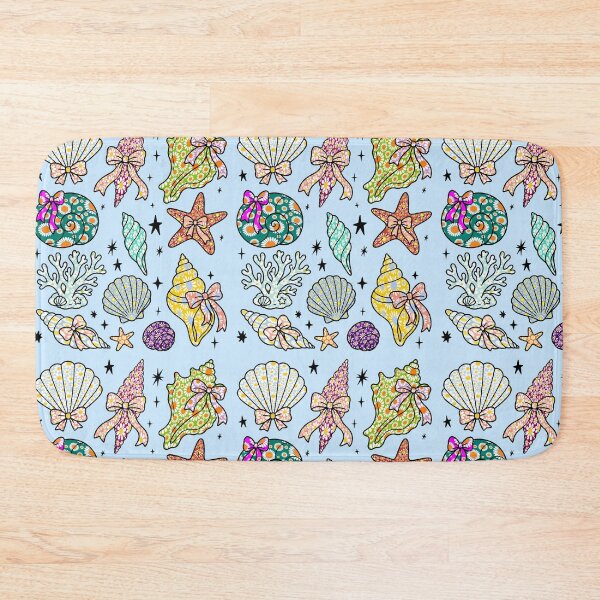 Item preview, Coastal Coquette Floral Seashell Beachcore Summer Aesthetic designed and sold by FreshVibe Prints.