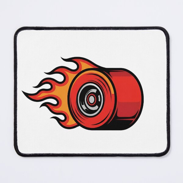 Item preview, bullet with flames coming out of the back on a solid black background designed and sold by VerizalShop.