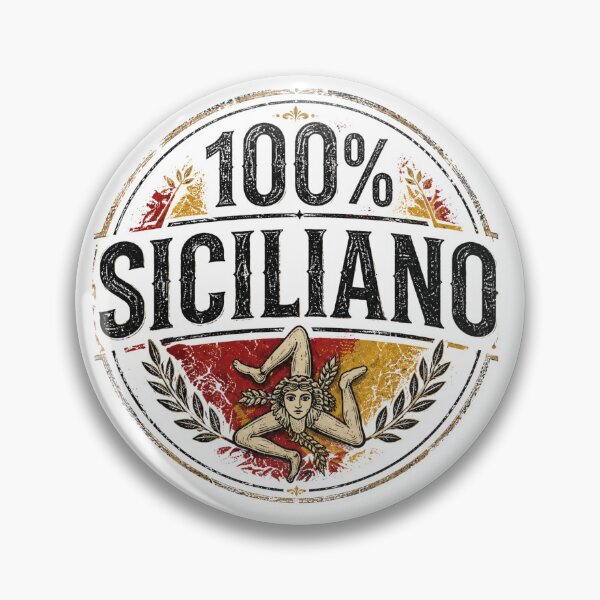 Item preview, 100% Siciliano – Vintage Sicilian Pride Design designed and sold by AURA SICULA.