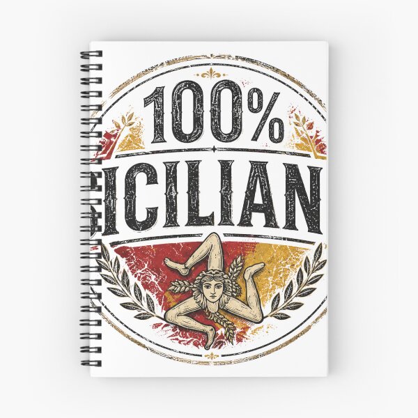 Item preview, 100% Siciliano – Vintage Sicilian Pride Design designed and sold by AURA SICULA.