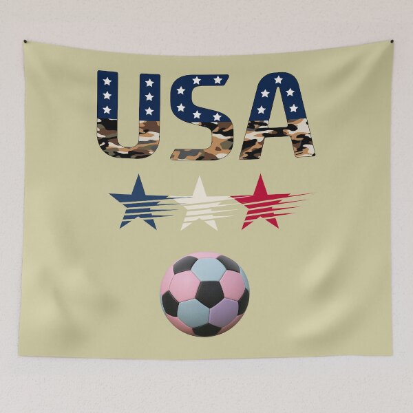 Item preview, USA soccer camouflage designed and sold by RAMIRELLI.