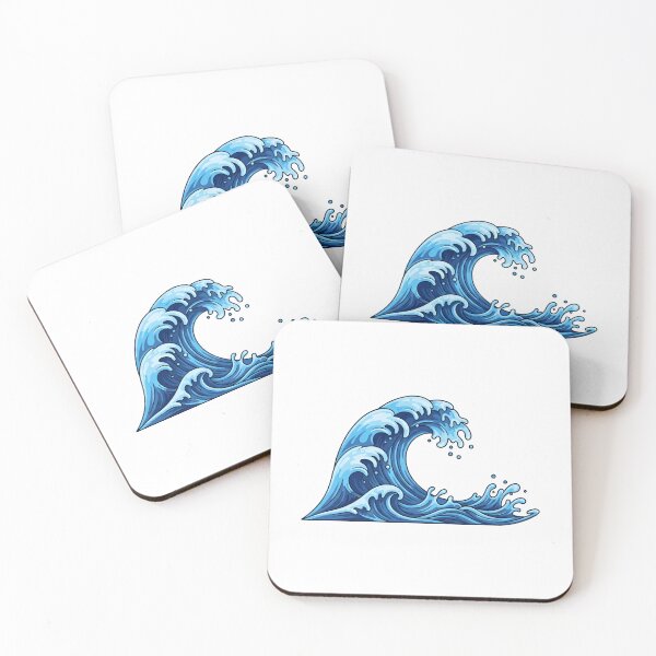 Item preview, a close-up of a wave crashing on a rocky shore designed and sold by VerizalShop.