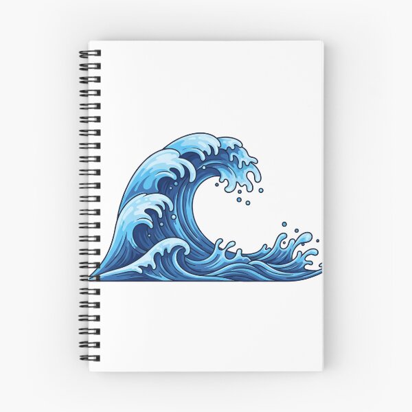 Item preview, a close-up of a wave crashing on a rocky shore designed and sold by VerizalShop.