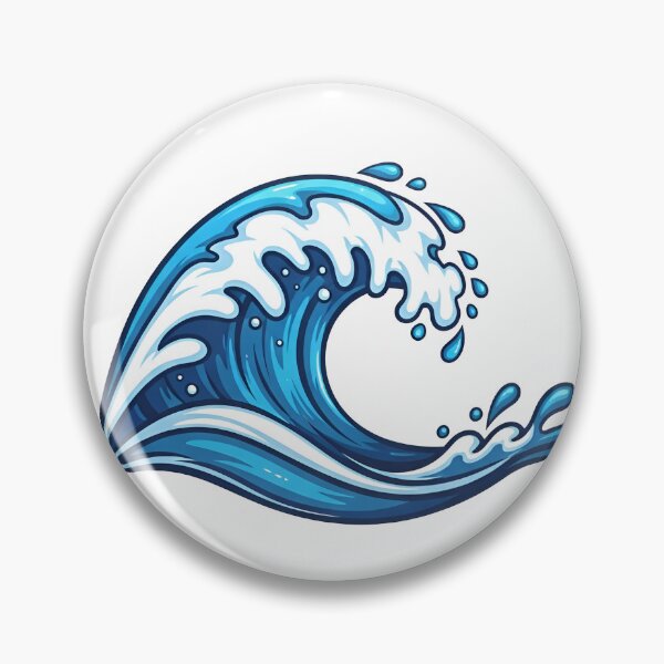 Item preview, close-up of a wave's crest with white foam and spray on a sunny day designed and sold by VerizalShop.