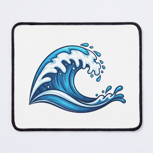 Item preview, close-up of a wave's crest with white foam and spray on a sunny day designed and sold by VerizalShop.