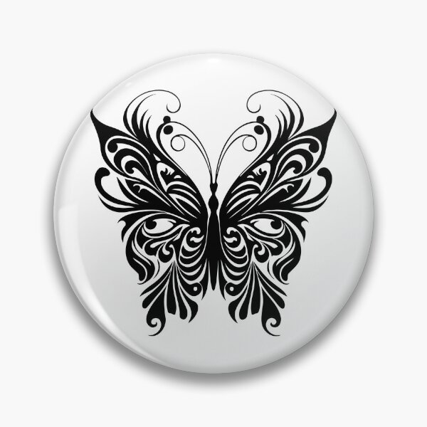 Item preview, Butterfly Dark Pixel Heart - Aesthetic Design designed and sold by TerryCoreCraft.