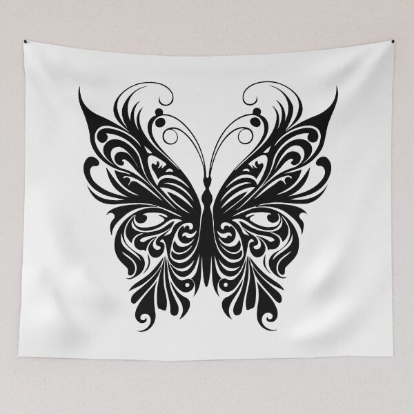 Item preview, Butterfly Dark Pixel Heart - Aesthetic Design designed and sold by TerryCoreCraft.