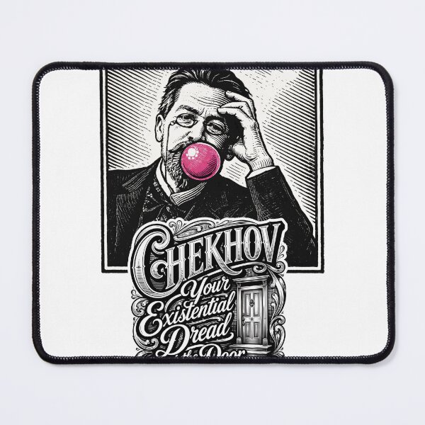Item preview, Wall Art - Postcard - Philosophy and Literature: Chekhov Meets Bubblegum Irony designed and sold by ForeverPrintsOK.