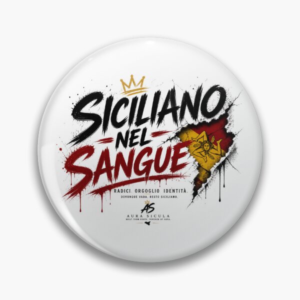 Item preview, Siciliano nel Sangue – Sicilian Pride Streetwear Design designed and sold by AURA SICULA.