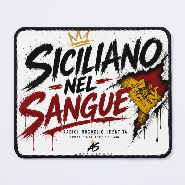 Item preview, Siciliano nel Sangue – Sicilian Pride Streetwear Design designed and sold by AURA SICULA.