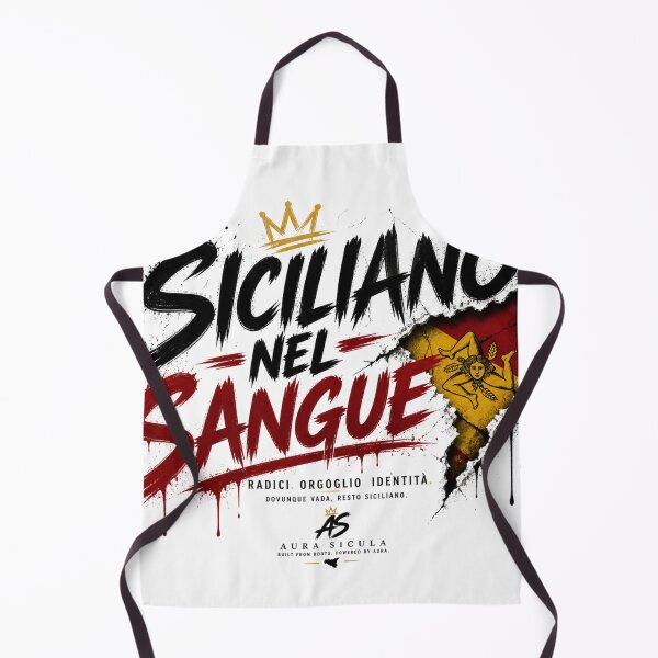 Item preview, Siciliano nel Sangue – Sicilian Pride Streetwear Design designed and sold by AURA SICULA.