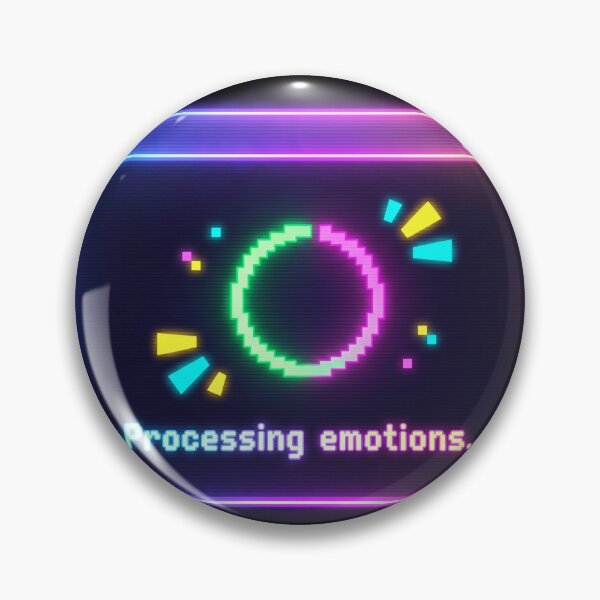 Item preview, Processing Emotions Loading Screen Funny Mental Health Meme. designed and sold by UniqueArtsOnly.