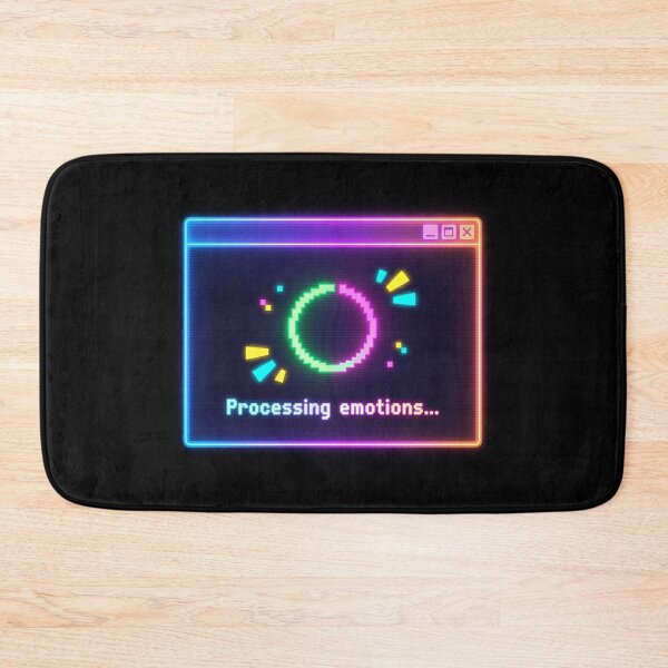Item preview, Processing Emotions Loading Screen Funny Mental Health Meme. designed and sold by UniqueArtsOnly.