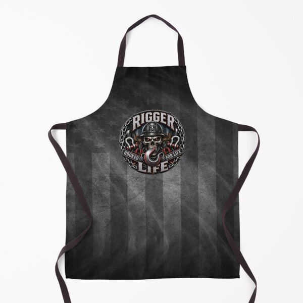 Item preview, Rigger Life Hooked For Life Skull Crane Operator Design designed and sold by artistwill.