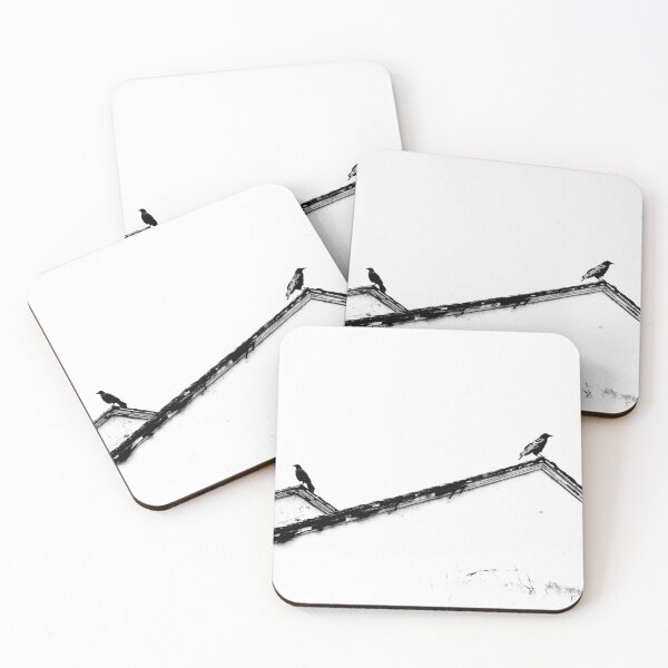 Item preview, Zen on the Edge: Minimalist Birds in Black and White designed and sold by sky earth human.