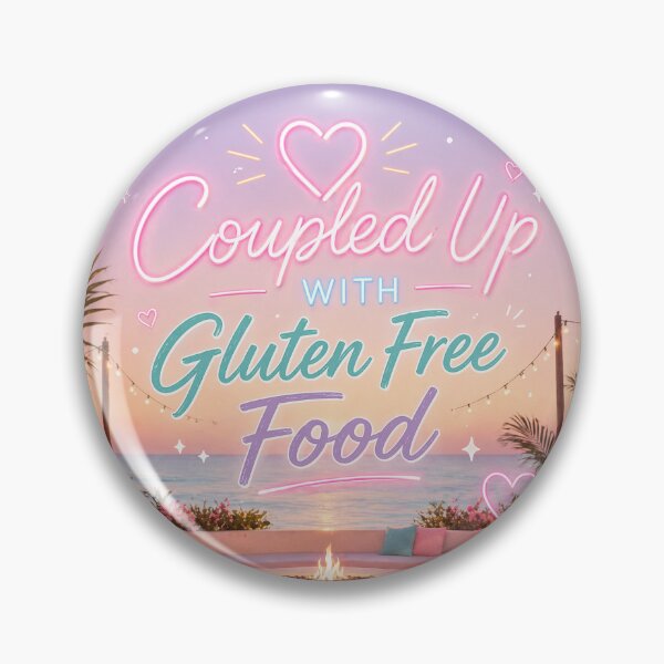 Item preview, Coupled Up With Gluten Free Food – Reality TV Inspired Funny Coeliac Foodie Quote Design designed and sold by My Gluten Free Life UK.