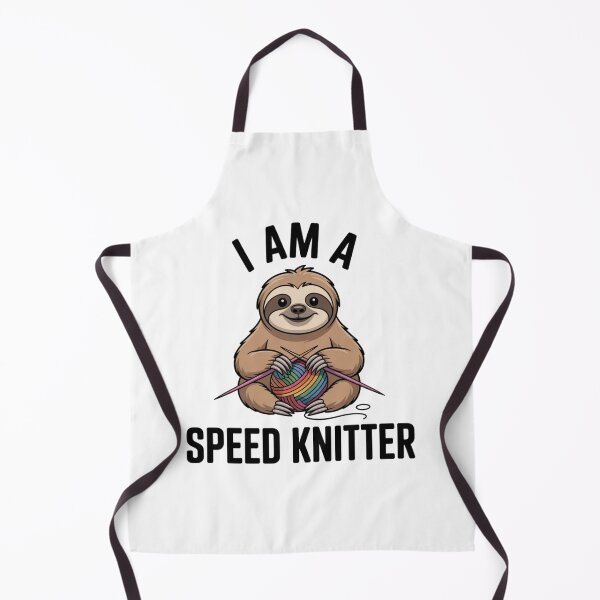 Item preview, Funny I Am A Speed Knitter Sloth Sticker designed and sold by Mr-wow.