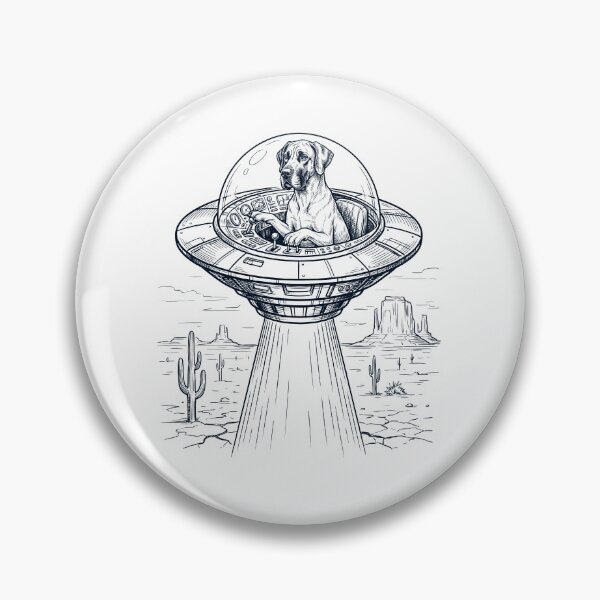 Item preview, Vintage Great Dane Riding UFO Dog Mom Dad Lover designed and sold by DoodleTortle.