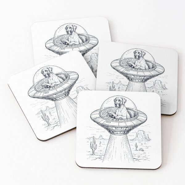 Item preview, Vintage Great Dane Riding UFO Dog Mom Dad Lover designed and sold by DoodleTortle.