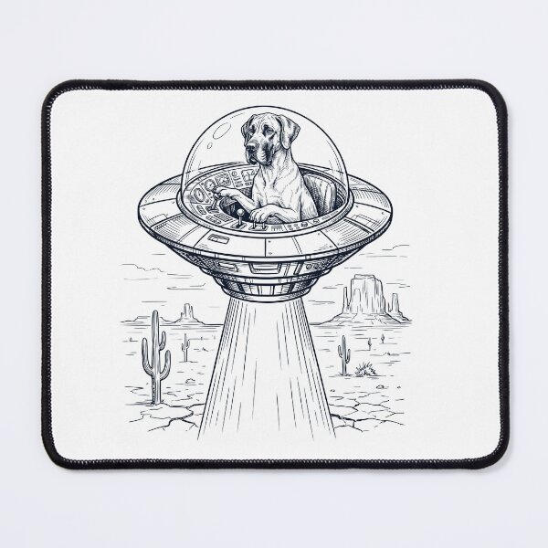 Item preview, Vintage Great Dane Riding UFO Dog Mom Dad Lover designed and sold by DoodleTortle.