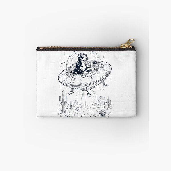 Item preview, Vintage Greater Swiss Mountain Dog Riding UFO Dog Mom Dad Lover designed and sold by DoodleTortle.