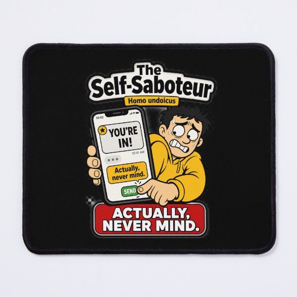 Item preview, Self Saboteur Funny Human Archetype designed and sold by Sayitaniway.