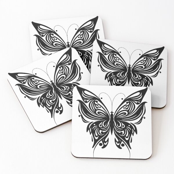 Item preview, Butterfly Solid Black Background Texture designed and sold by TerryCoreCraft.