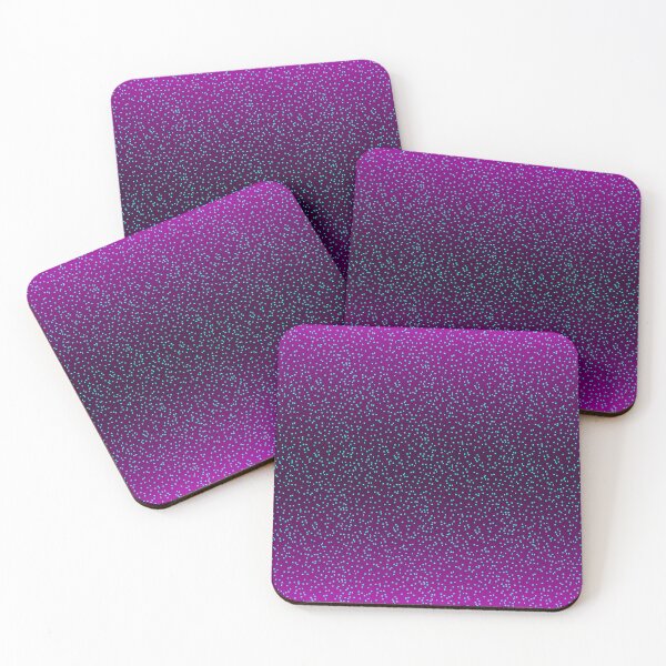 Item preview, Magenta Ombre with Teal Glitter Horizontal designed and sold by Art in My Loft.