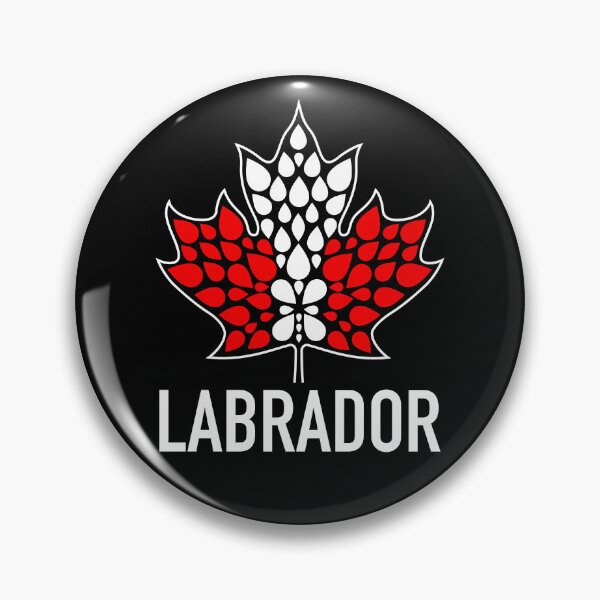 Item preview, LABRADOR Maple Leaf Black Background designed and sold by Great Canadian Collective.