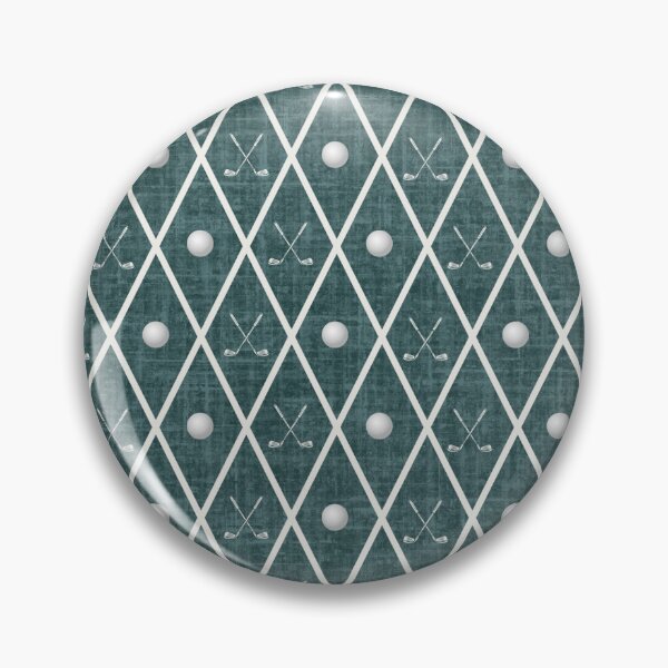 Item preview, Golf Balls & Clubs Argyle on Dark Blue Green designed and sold by KSimpson838.