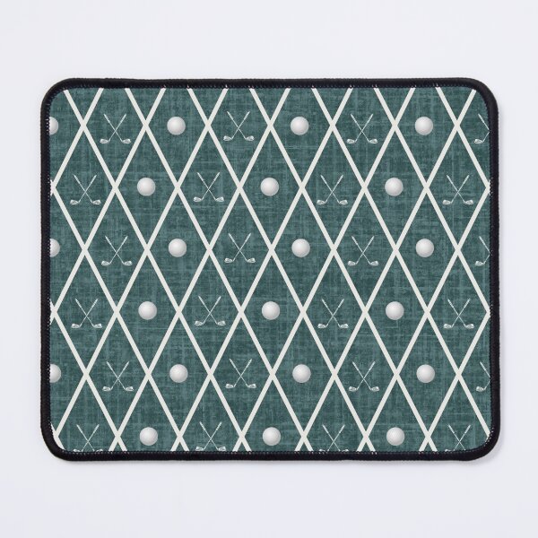 Item preview, Golf Balls & Clubs Argyle on Dark Blue Green designed and sold by KSimpson838.