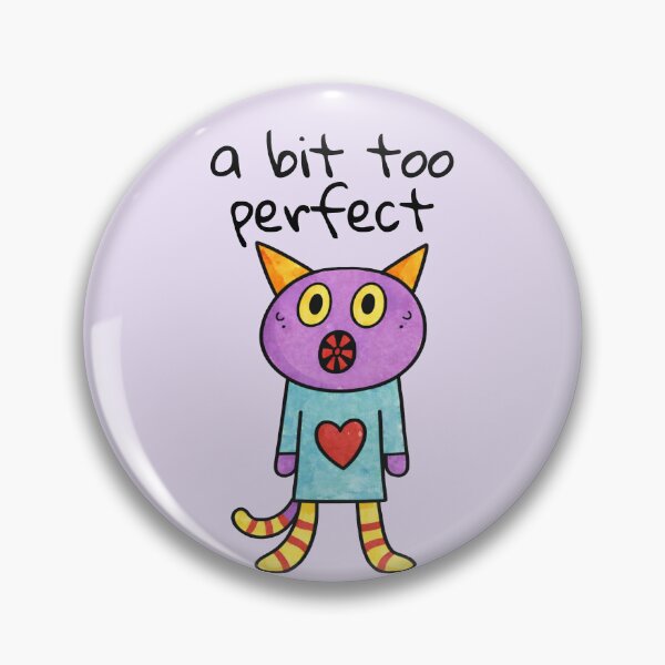 Item preview, A Bit Too Perfect Cute Anxiuos Cat designed and sold by SoftBeing.