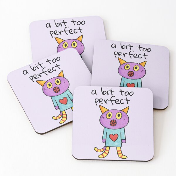 Item preview, A Bit Too Perfect Cute Anxiuos Cat designed and sold by SoftBeing.