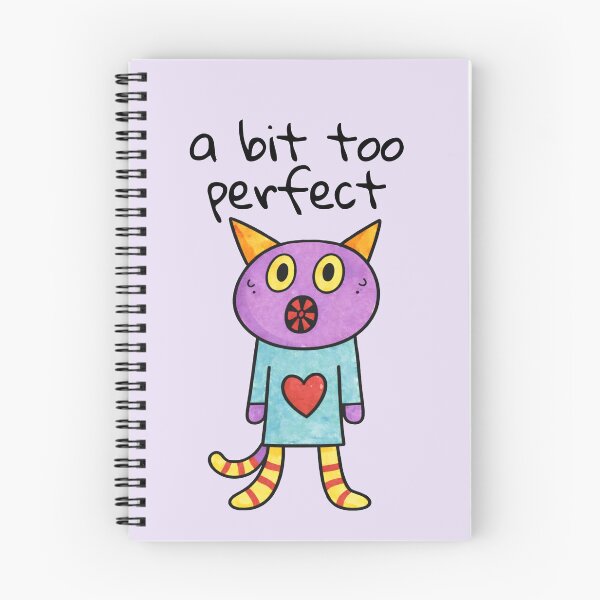 Item preview, A Bit Too Perfect Cute Anxiuos Cat designed and sold by SoftBeing.