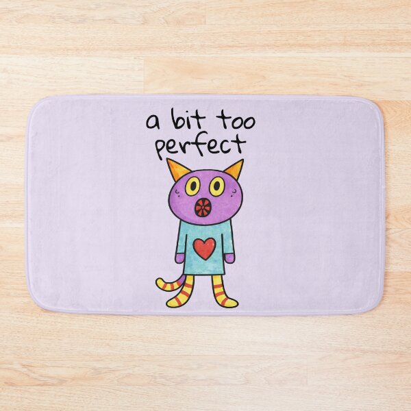 Item preview, A Bit Too Perfect Cute Anxiuos Cat designed and sold by SoftBeing.