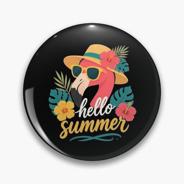 Item preview, Hello Summer Floral Flamingo Tropical Beach Vacation Women designed and sold by clothesy7.