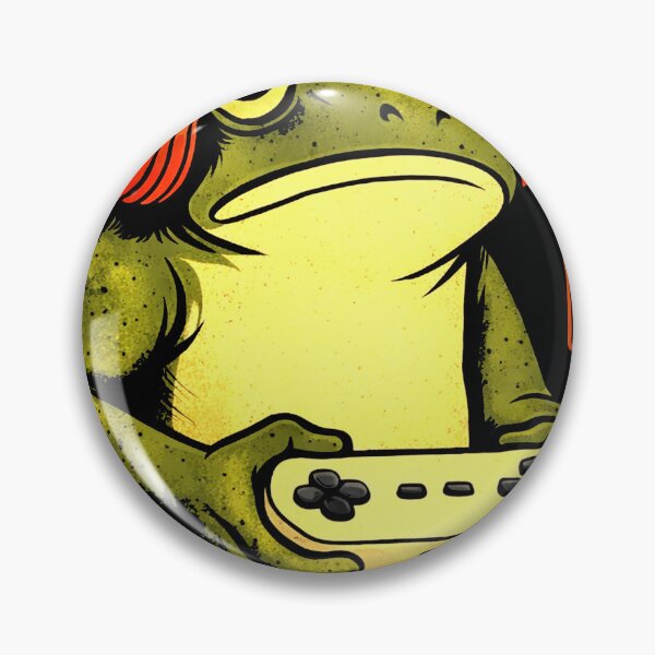 Item preview, Gaming Frog with Headphones Retro Gamer Design Funny Men Boy designed and sold by MiALopezArt.