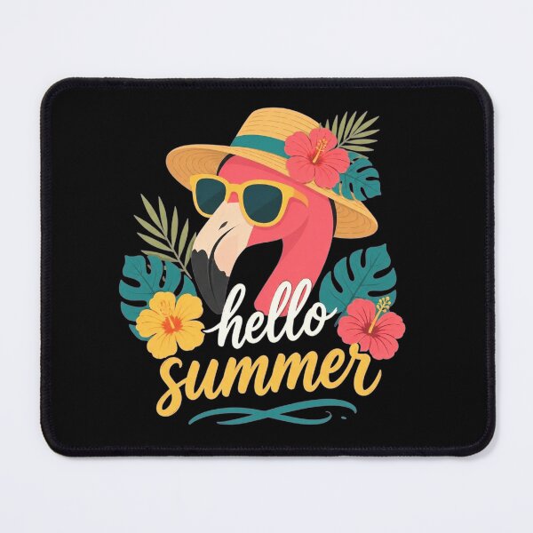 Item preview, Hello Summer Floral Flamingo Tropical Beach Vacation Women designed and sold by clothesy7.