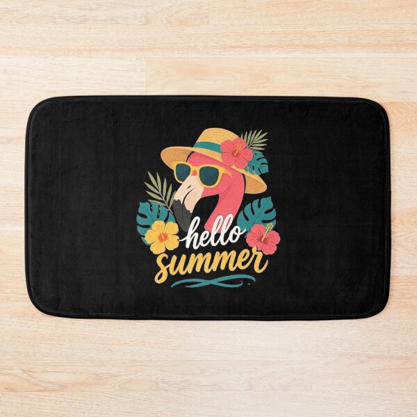 Item preview, Hello Summer Floral Flamingo Tropical Beach Vacation Women designed and sold by clothesy7.