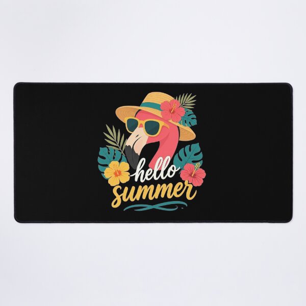 Item preview, Hello Summer Floral Flamingo Tropical Beach Vacation Women designed and sold by clothesy7.