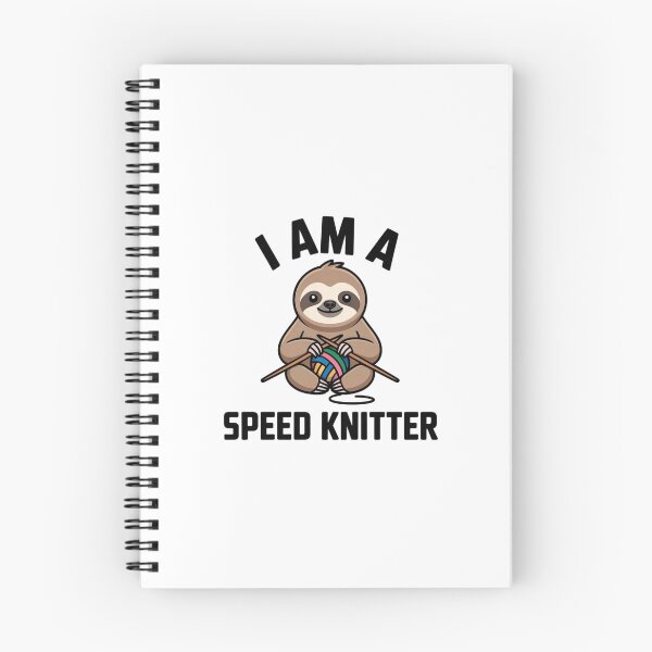 Item preview, Cute Knitting Humor Sloth Crochet Art designed and sold by Mr-wow.
