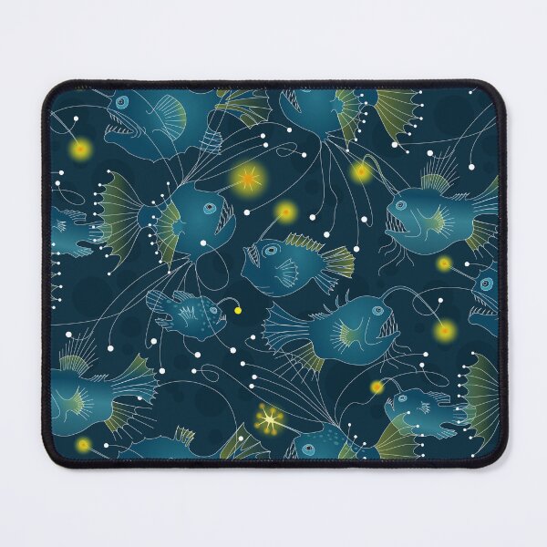 Item preview, Angler fish - blue designed and sold by kobyakov.